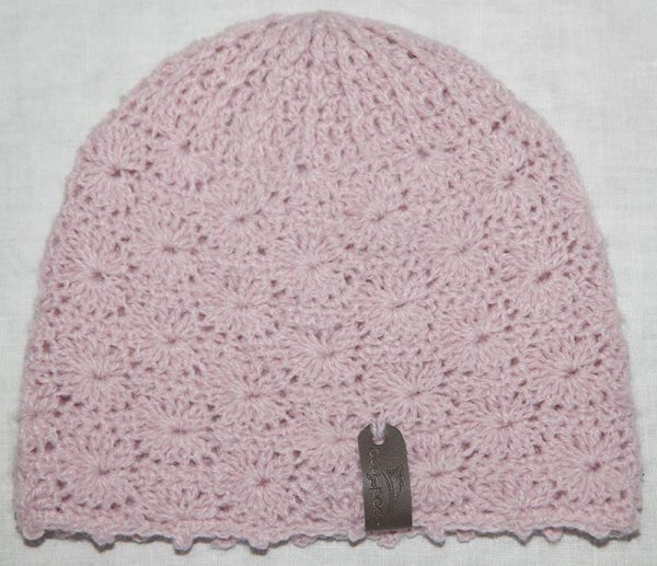 Crochet Signature Beanie Pink