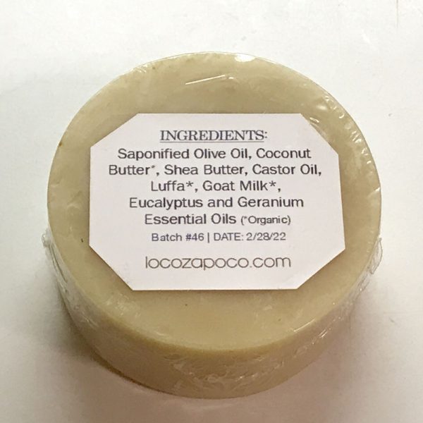Biodegradable Artisan Soap "Luffa" w Goat Milk #46