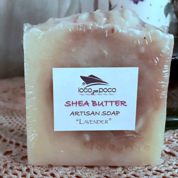 Biodegradable Lavender Shea Butter Artisan Soap